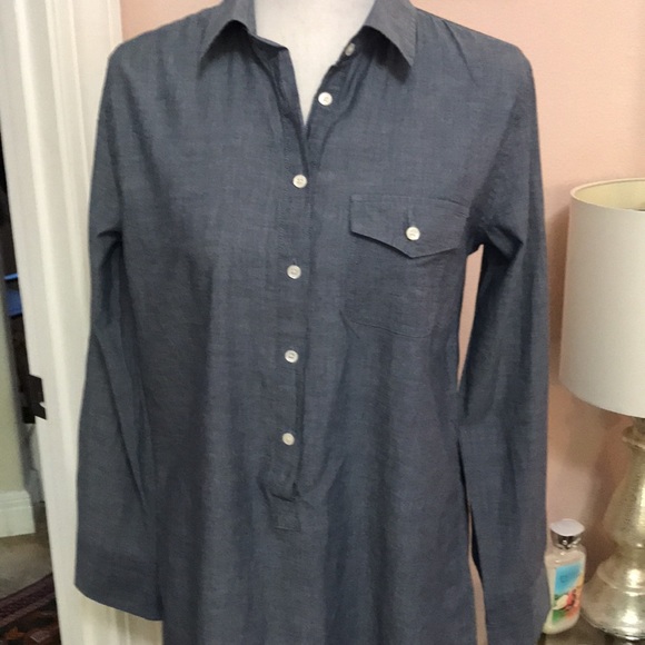 J crew denim Cambray Tunic - Picture 2 of 7